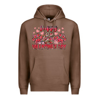 Chestnut happy valentines day dog pet Premium Hoodie - RacoonDesign