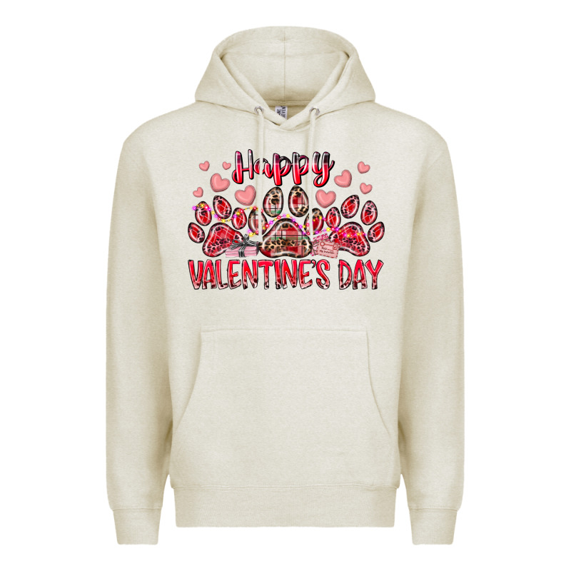 Happy Valentines Day Dog Pet Premium Hoodie by RacoonDesign | Teevron