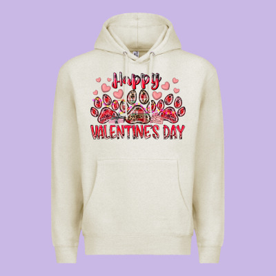 Happy Valentines Day Dog Pet Premium Hoodie Designed By Racoondesign