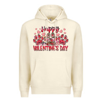 Sandshell happy valentines day dog pet Premium Hoodie - RacoonDesign