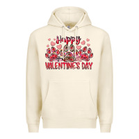 Tofu happy valentines day dog pet Premium Hoodie - RacoonDesign