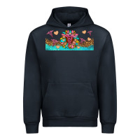 Navy nurse sunflower libbey glass Urban Hoodie - HRA Design Shop