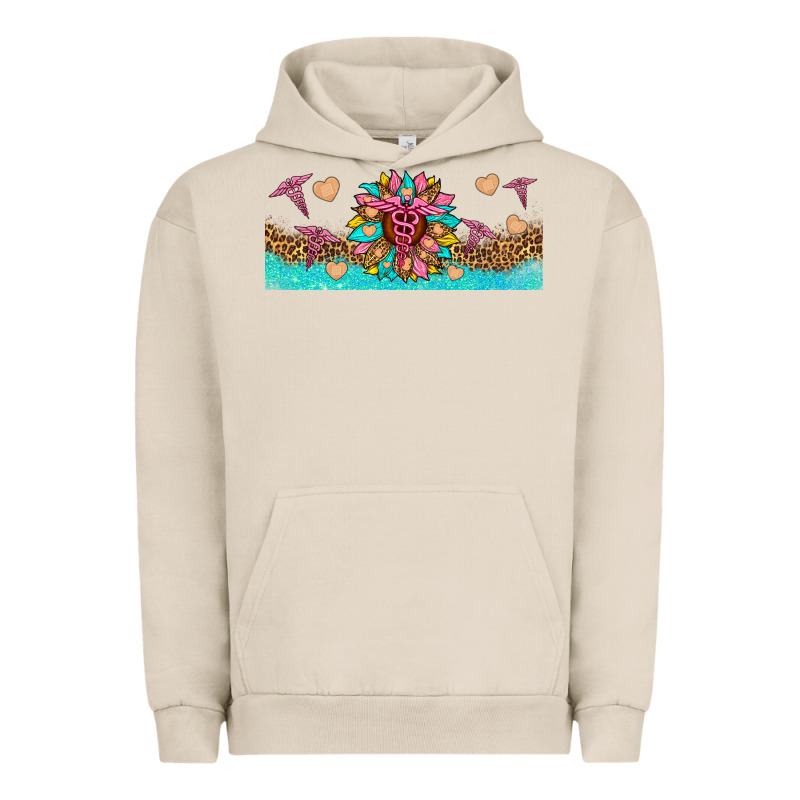 Nurse Sunflower Libbey Glass Urban Hoodie by HRA Design Shop | Teevron
