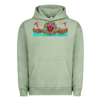 Pigment Oil Green nurse sunflower libbey glass Urban Hoodie - HRA Design Shop