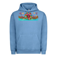 Pigment Pebble Blue nurse sunflower libbey glass Urban Hoodie - HRA Design Shop