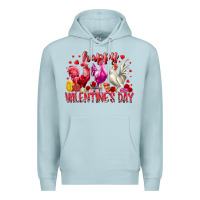 Blue Mist happy valentines day Premium Hoodie - RacoonDesign
