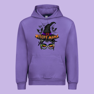 Withcy Mama Urban Hoodie Designed By Racoondesign