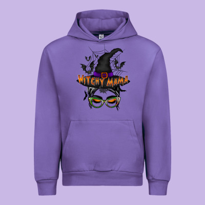 Withcy Mama Urban Hoodie Designed By Racoondesign