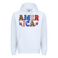 White america thunderbolt Premium Hoodie - HRA Design Shop