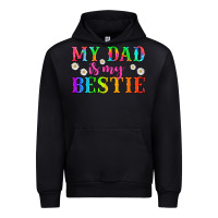 Black my dad is my bestie Urban Hoodie - HRA Design Shop