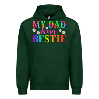 Forest Green my dad is my bestie Urban Hoodie - HRA Design Shop