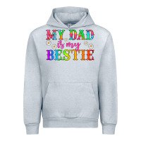 Heather Grey my dad is my bestie Urban Hoodie - HRA Design Shop