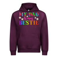 Mauve Wine my dad is my bestie Urban Hoodie - HRA Design Shop