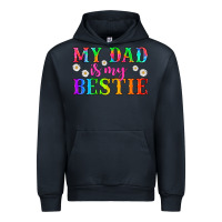 Navy my dad is my bestie Urban Hoodie - HRA Design Shop