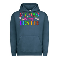 Pigment Midnight Navy my dad is my bestie Urban Hoodie - HRA Design Shop