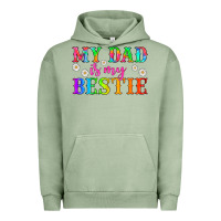 Pigment Oil Green my dad is my bestie Urban Hoodie - HRA Design Shop
