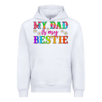 White my dad is my bestie Urban Hoodie - HRA Design Shop