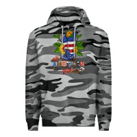 Slate Camo all american girl cowboy boot with sunflower Premium Hoodie - HRA Design Shop
