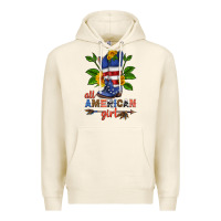 Tofu all american girl cowboy boot with sunflower Premium Hoodie - HRA Design Shop