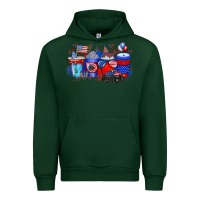 Foreset Green american drink Urban Hoodie - RacoonDesign