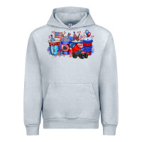 Heather Grey american drink Urban Hoodie - RacoonDesign