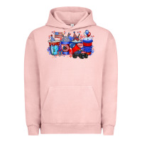 Pigment Salmon american drink Urban Hoodie - RacoonDesign