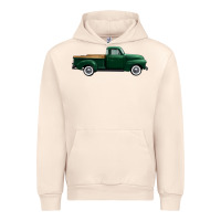 Sandshell western green truck right side view 1 Urban Hoodie - FaDigitalArtStudio
