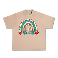 Burro Baseball Rainbow Urban Heavy Tee - RanaPortraitStore