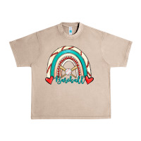 French Oak Baseball Rainbow Urban Heavy Tee - RanaPortraitStore