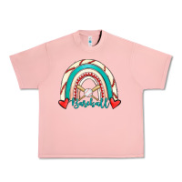 Salmon Baseball Rainbow Urban Heavy Tee - RanaPortraitStore