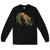 Black florida panther Long Sleeve Tee - BarkalooDesign