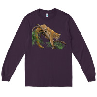 Plum florida panther Long Sleeve Tee - BarkalooDesign