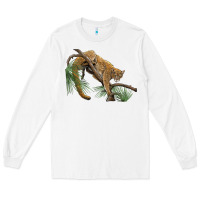 White florida panther Long Sleeve Tee - BarkalooDesign