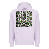 Lilac mardi gras leopard  seamless pattern Premium Hoodie - FaDigitalArtStudio