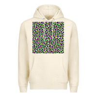 Tofu mardi gras leopard  seamless pattern Premium Hoodie - FaDigitalArtStudio
