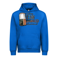 Cobalt getting star spangled hammered Urban Hoodie - CowhideDigitalArt