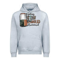 Heather Grey getting star spangled hammered Urban Hoodie - CowhideDigitalArt