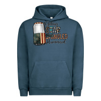 Pigment Midnight Navy getting star spangled hammered Urban Hoodie - CowhideDigitalArt