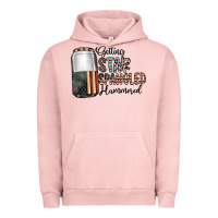 Pigment Salmon getting star spangled hammered Urban Hoodie - CowhideDigitalArt