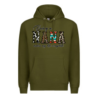 Army Green being nana makes my life complate Premium Hoodie - CowhideDigitalArt