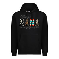 Black being nana makes my life complate Premium Hoodie - CowhideDigitalArt