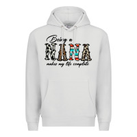 Dove Grey being nana makes my life complate Premium Hoodie - CowhideDigitalArt