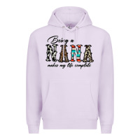 Lilac being nana makes my life complate Premium Hoodie - CowhideDigitalArt