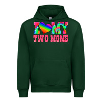 Forest Green i love my two moms Urban Hoodie - HRA Design Shop