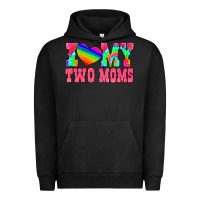 Pigment Black i love my two moms Urban Hoodie - HRA Design Shop