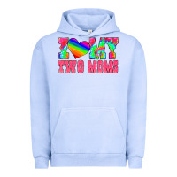 Pigment Grape Ice i love my two moms Urban Hoodie - HRA Design Shop