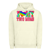 Pigment Pistachio i love my two moms Urban Hoodie - HRA Design Shop
