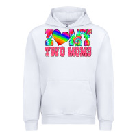White i love my two moms Urban Hoodie - HRA Design Shop