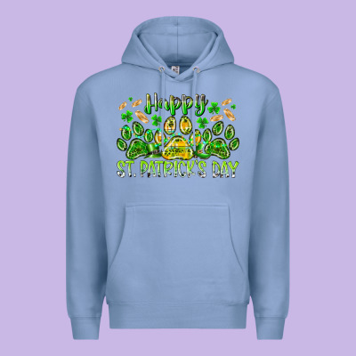 Heppy St. Patricks Day Premium Hoodie Designed By Racoondesign