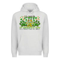 Dove Grey heppy st. patricks day Premium Hoodie - RacoonDesign